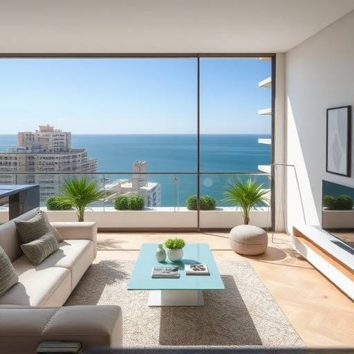 Apartamento moderno con vistas al mar en Valencia