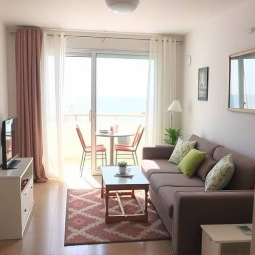 Estudio amueblado cerca de la playa en M&aacute;laga